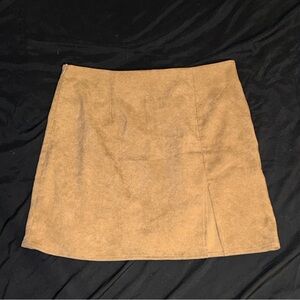 SHEIN Camel Mini Skirt